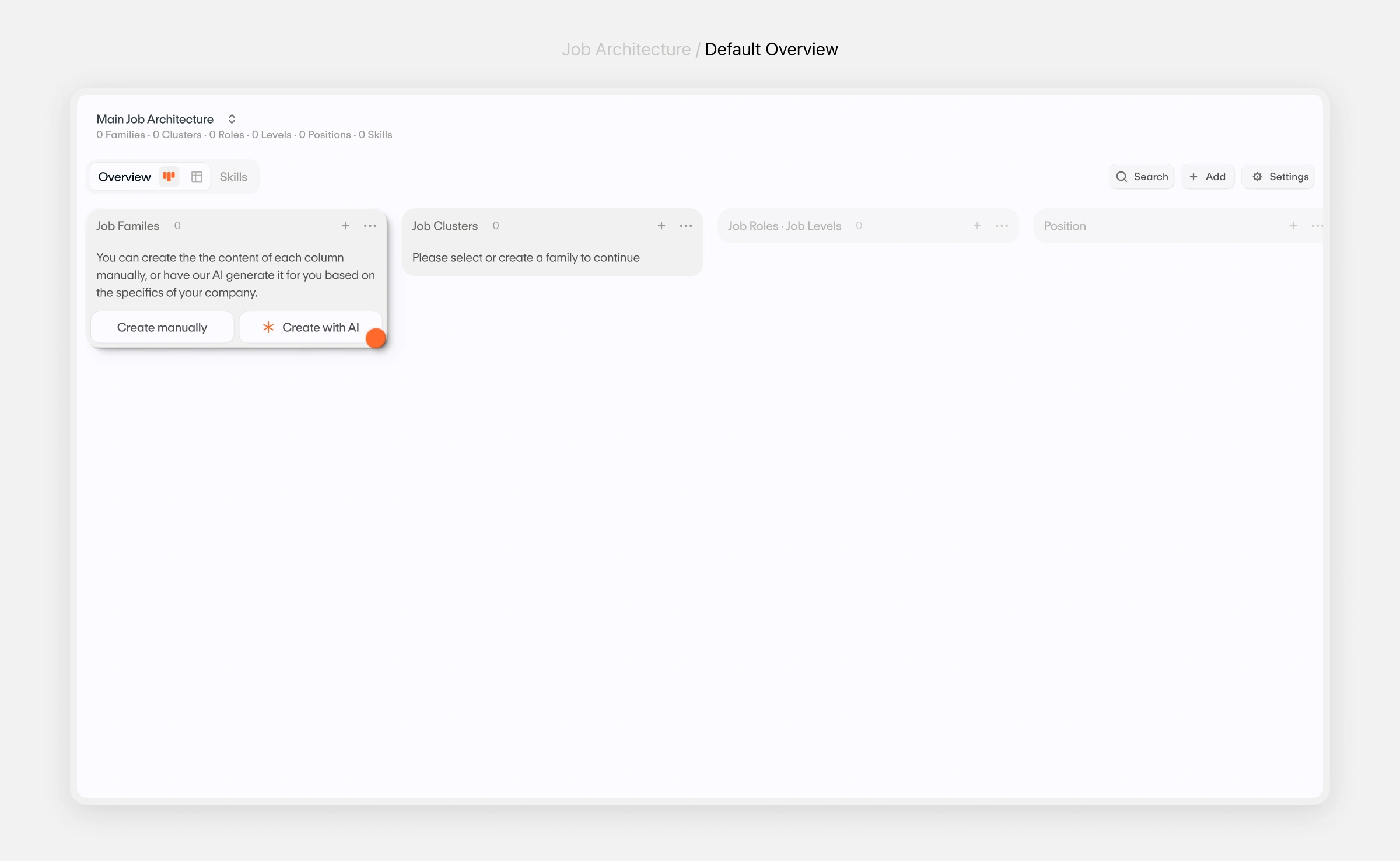 Generation flow, step 1